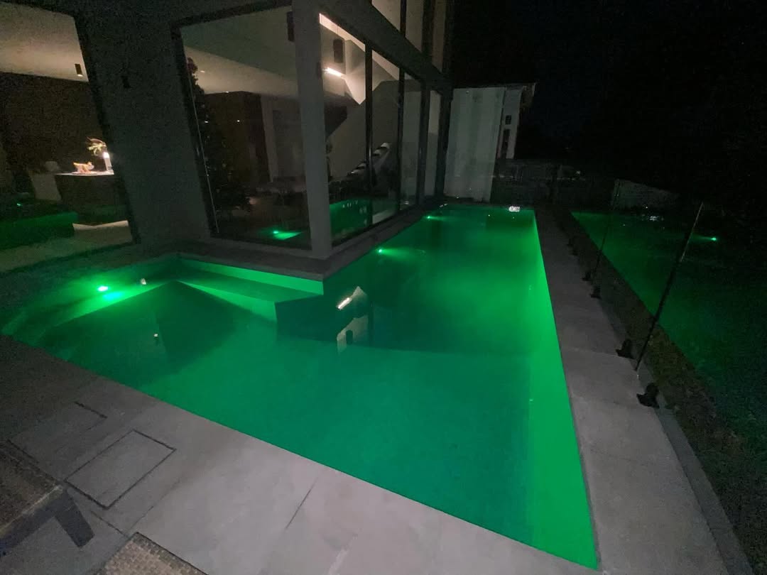 Pool Lighting Installation